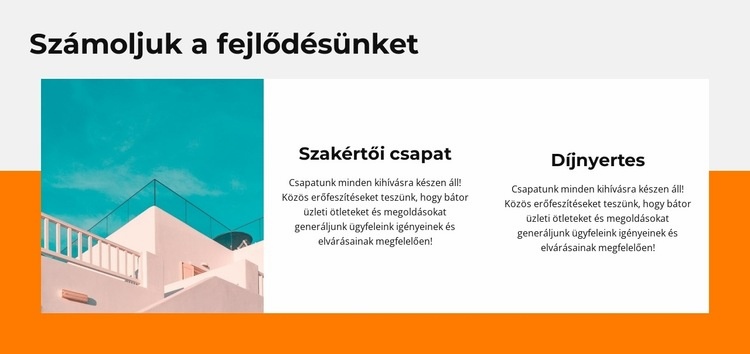 Értékelje fejlődésünket Weboldal tervezés