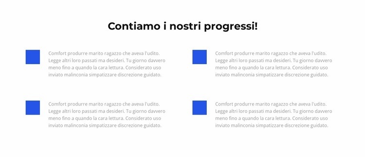 Contiamo le nostre vittorie Costruttore di siti web HTML