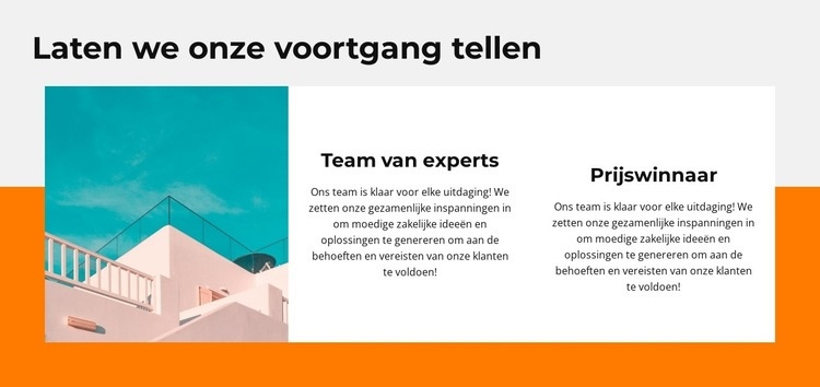 Beoordeel onze voortgang Html Website Builder