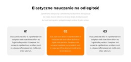 Trzy Różne Teksty - Podstawowy Szablon HTML