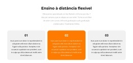 Três Textos Diferentes - HTML Page Maker