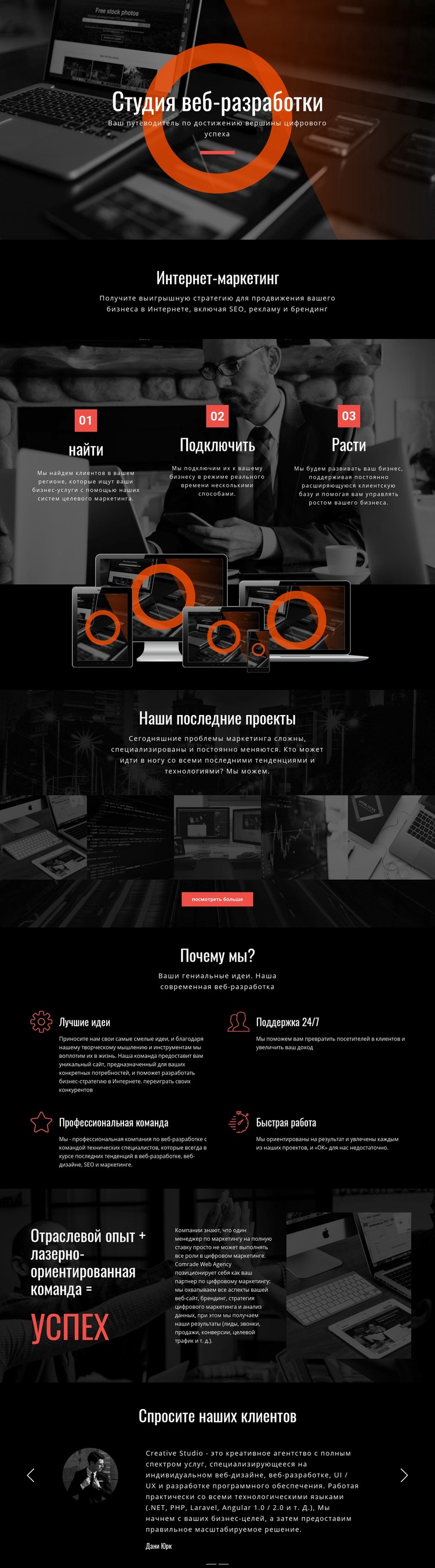 Современные веб-технологии WordPress тема