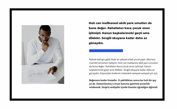 Ajansınızı gösterin Html Web Sitesi Oluşturucu