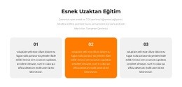 Üç Farklı Metin - Şablon HTML5, Duyarlı, Ücretsiz