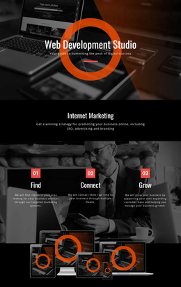 Modern web technology - WordPress Theme by Nicepage