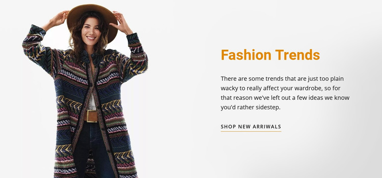 Latest runway styles Homepage Design