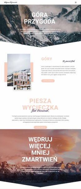 Górska Przygoda - Responsywny Szablon HTML5