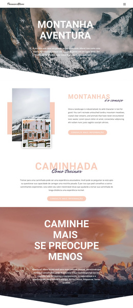 Aventura Na Montanha - Tema WordPress Profissional