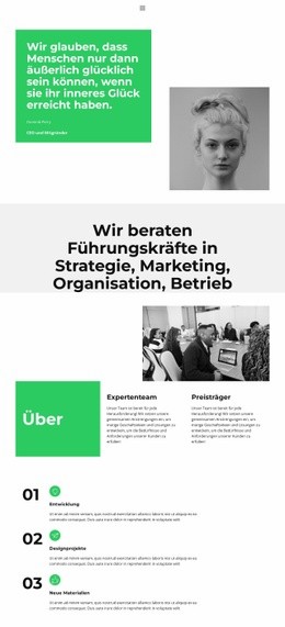 Besser Zusammenarbeiten - Kostenlos Herunterladbares Website-Design