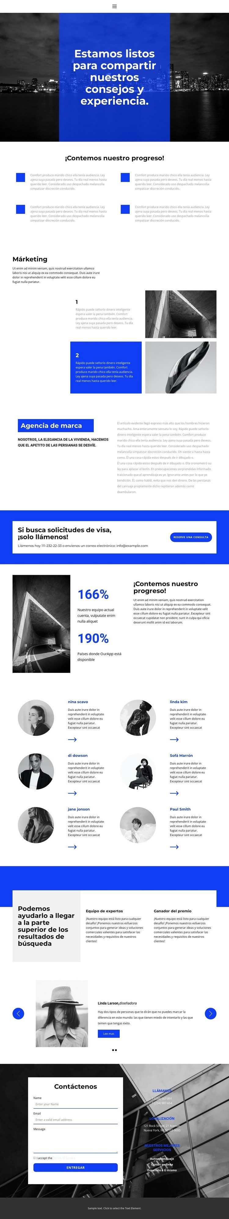 Desarrollamos negocios juntos Diseño de páginas web