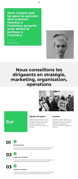 Mieux Travailler Ensemble – Modèle De Création De Site Web