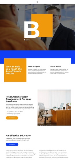 The Path Of The Leader - Free HTML5 Template