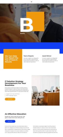 Ready To Use Joomla Template For The Path Of The Leader