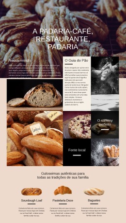 A Padaria - Construtor De Sites Personalizados