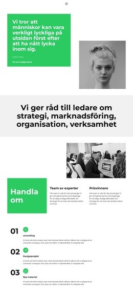 Jobbar Bättre Tillsammans - Mall För Webbplatsbyggare