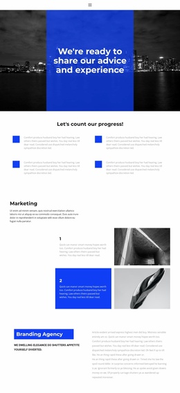 Premium Landing Page For We Develop Business Together