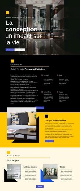 Le Design Affecte La Vie - HTML Builder Online