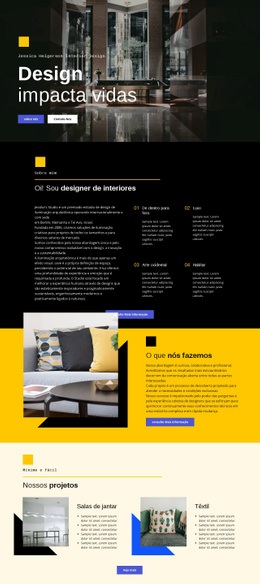 Design Afeta A Vida - Modelo HTML5 Responsivo