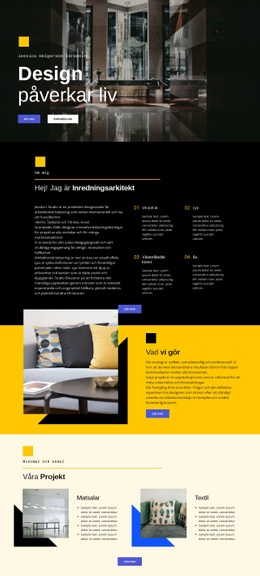 Design Påverkar Livet Wordpress -Mallar