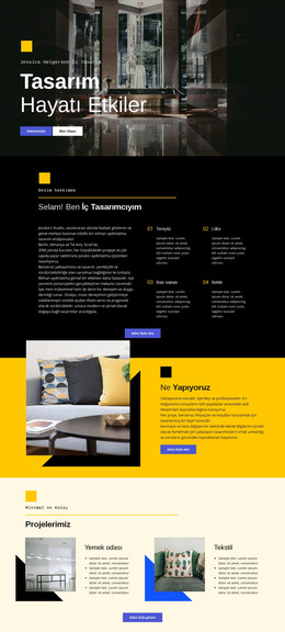 Tasarım Hayatı Etkiler - HTML Şablonu Indirme