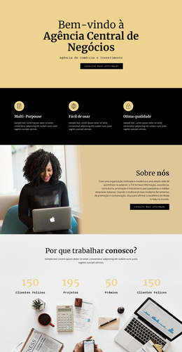 Agência Digital Central - Modelo De Site Simples