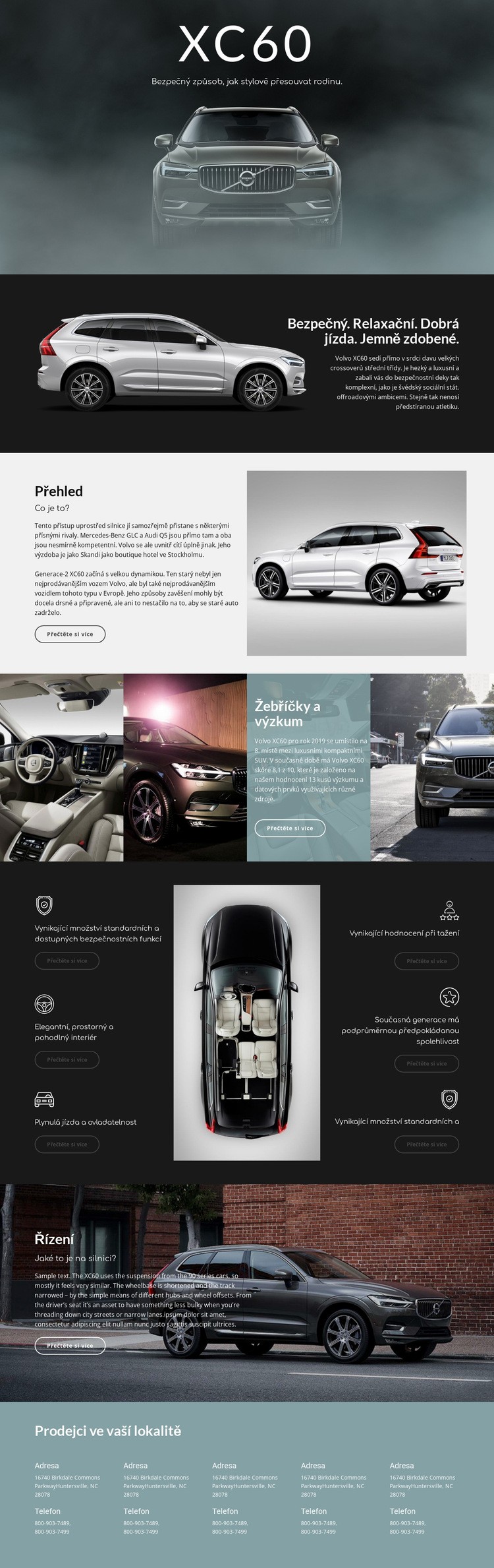 Volvo Webový design