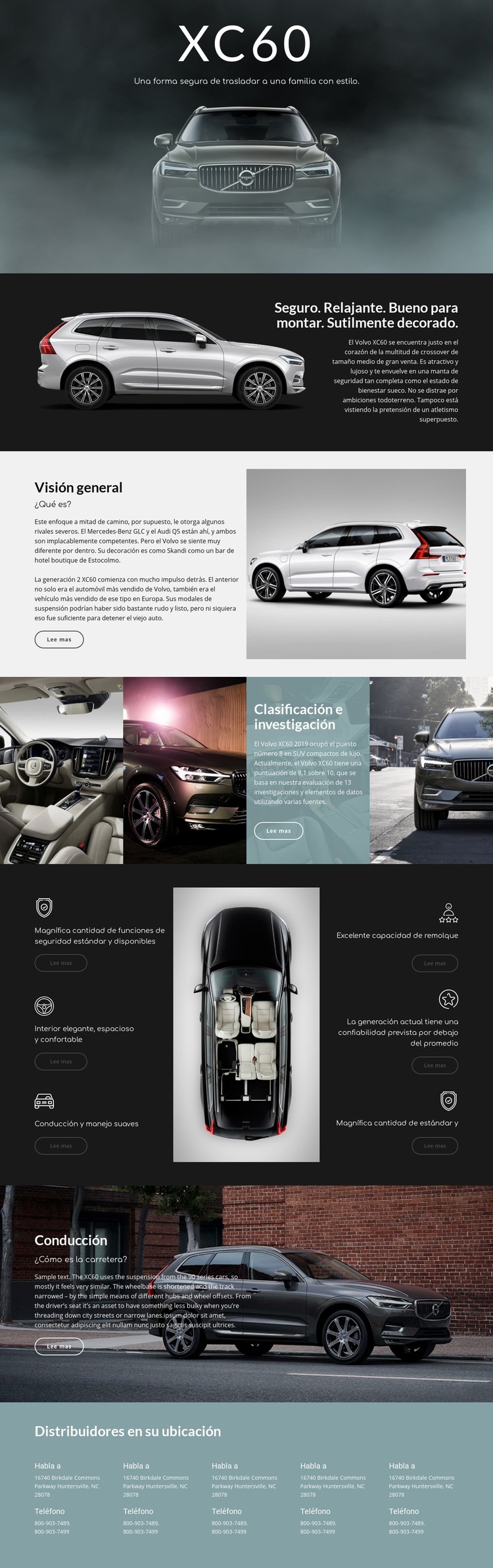 Volvo Plantilla HTML5