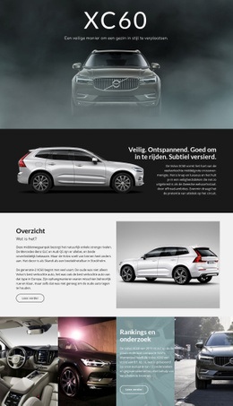 Volvo - Aanpasbare Professionele Websitebouwer