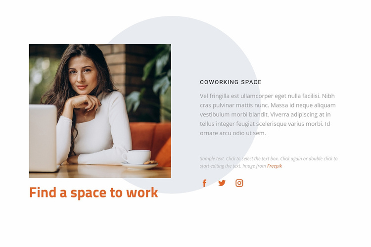 Rent office space Landing Page