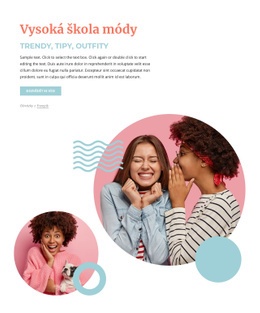 College Módní Trendy – Šablona HTML A CSS