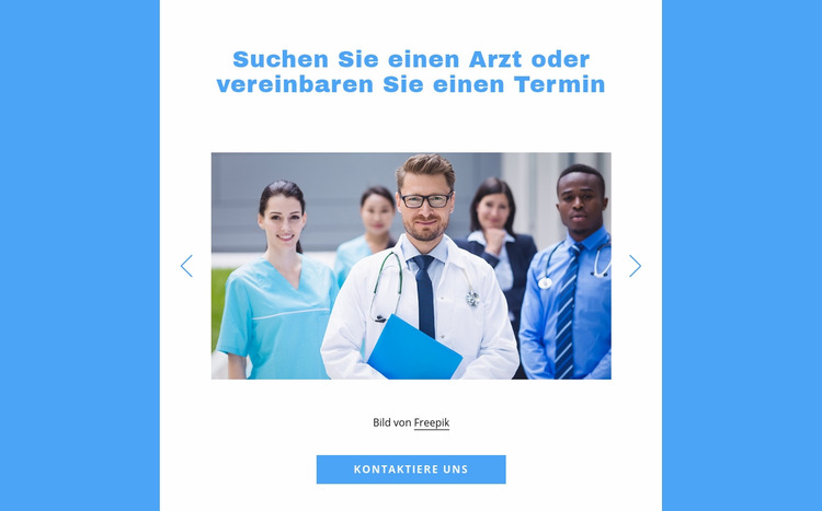 Suchen Sie einen Arzt Joomla Vorlage