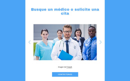 Encuentra Un Doctor: Plantilla De Sitio Web Sencilla