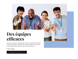 Des Équipes Efficaces - Site Avec Téléchargement De Modèles HTML
