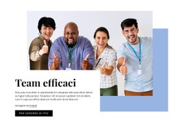 Team Efficaci: Trascina E Rilascia Il Generatore Di Siti Web