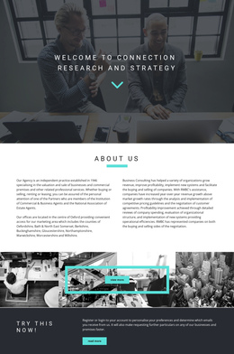 Development Strategy One Page Template