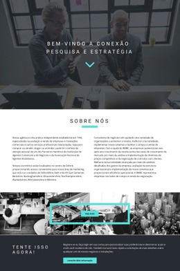 Estratégia De Desenvolvimento – Página De Destino Responsiva