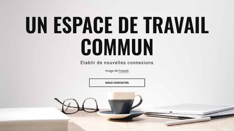 Espaces de travail partagés Modèle CSS