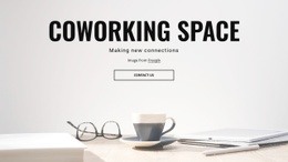 Premium Homepage Design For Shared Workspaces