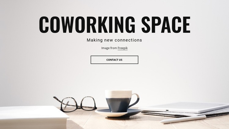 Shared workspaces Wix Template Alternative