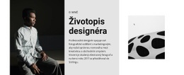 Skvělý Design Webových Stránek Pro Designér Hledá Práci