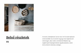 Asztal És Dekoráció – Testreszabható Sablon