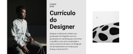 O Designer Está Procurando Emprego Modelo De Layout CSS