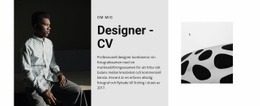 Designern Söker Jobb - Inbyggd Cms-Funktionalitet