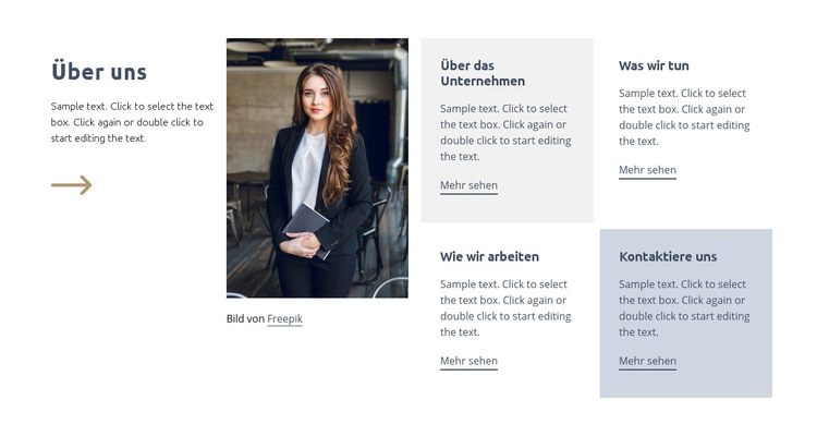 Strategie unter Unsicherheit Website-Vorlage