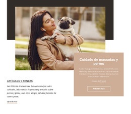 Generador De Maquetas De Sitios Web Para Cuidado De Mascotas Y Perros