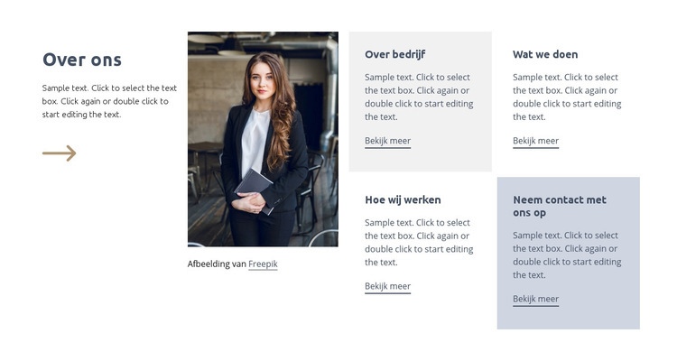 Strategie onder onzekerheid Website mockup