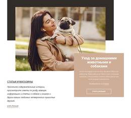 Уход За Домашними Животными И Собаками – Лучший HTML-Шаблон