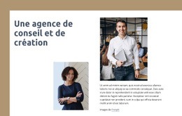 Page De Destination Exclusive Pour Conseil Créatif