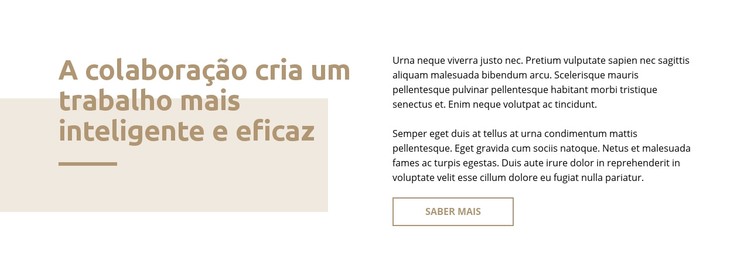 Texto com retângulo Template CSS