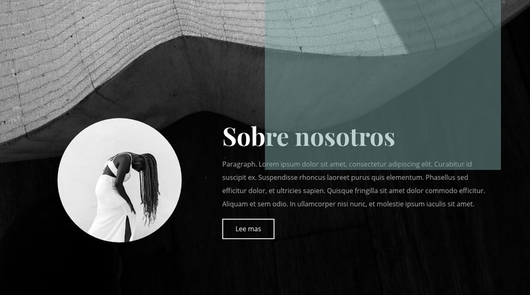 El estilo comienza con nosotros Plantilla CSS